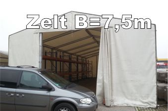 Lagerzelt b= 7,5m